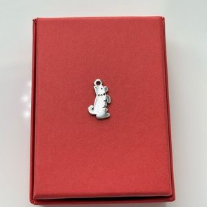 Retiring James Avery Playful Puppy Charm, Sterling Silver